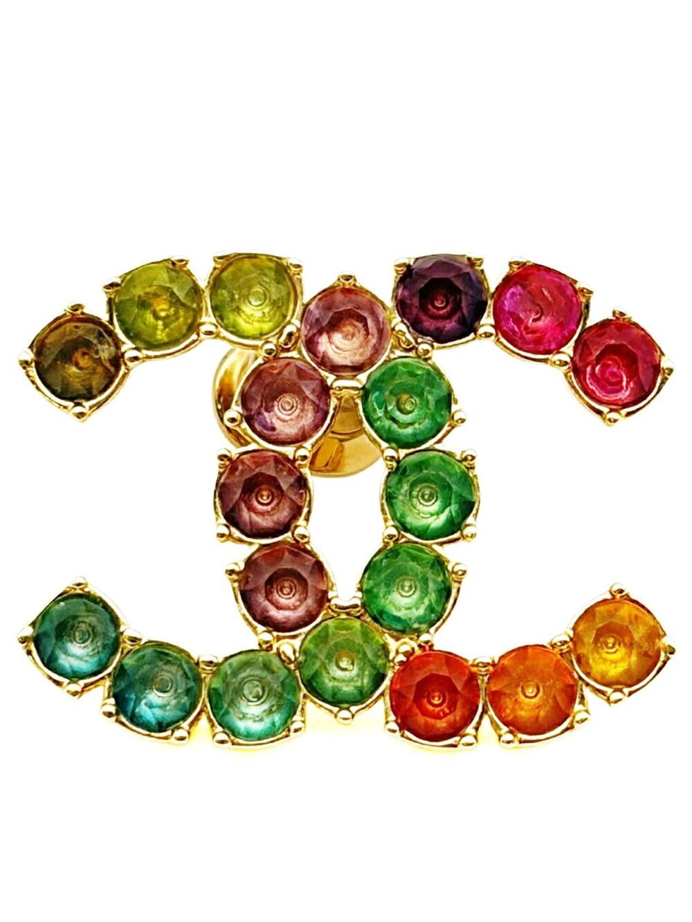 Chanel Cc Logo Brooch Metal #357899C88B